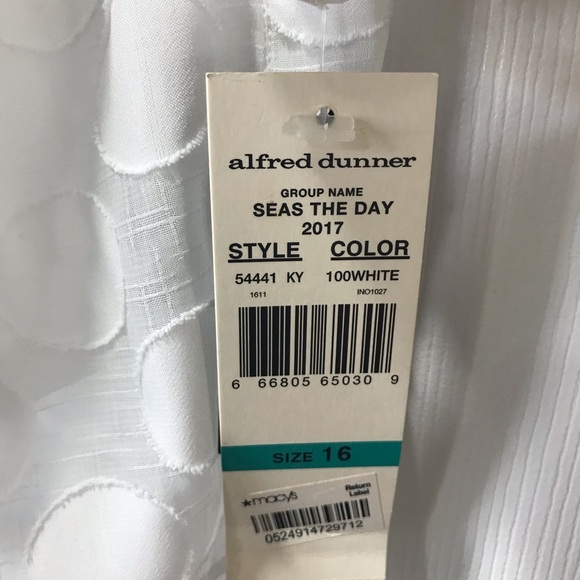 Alfred Dunner Beautiful  Women’s  🌈 white 2 for 1 blouse size 16 - Picture 3 of 6